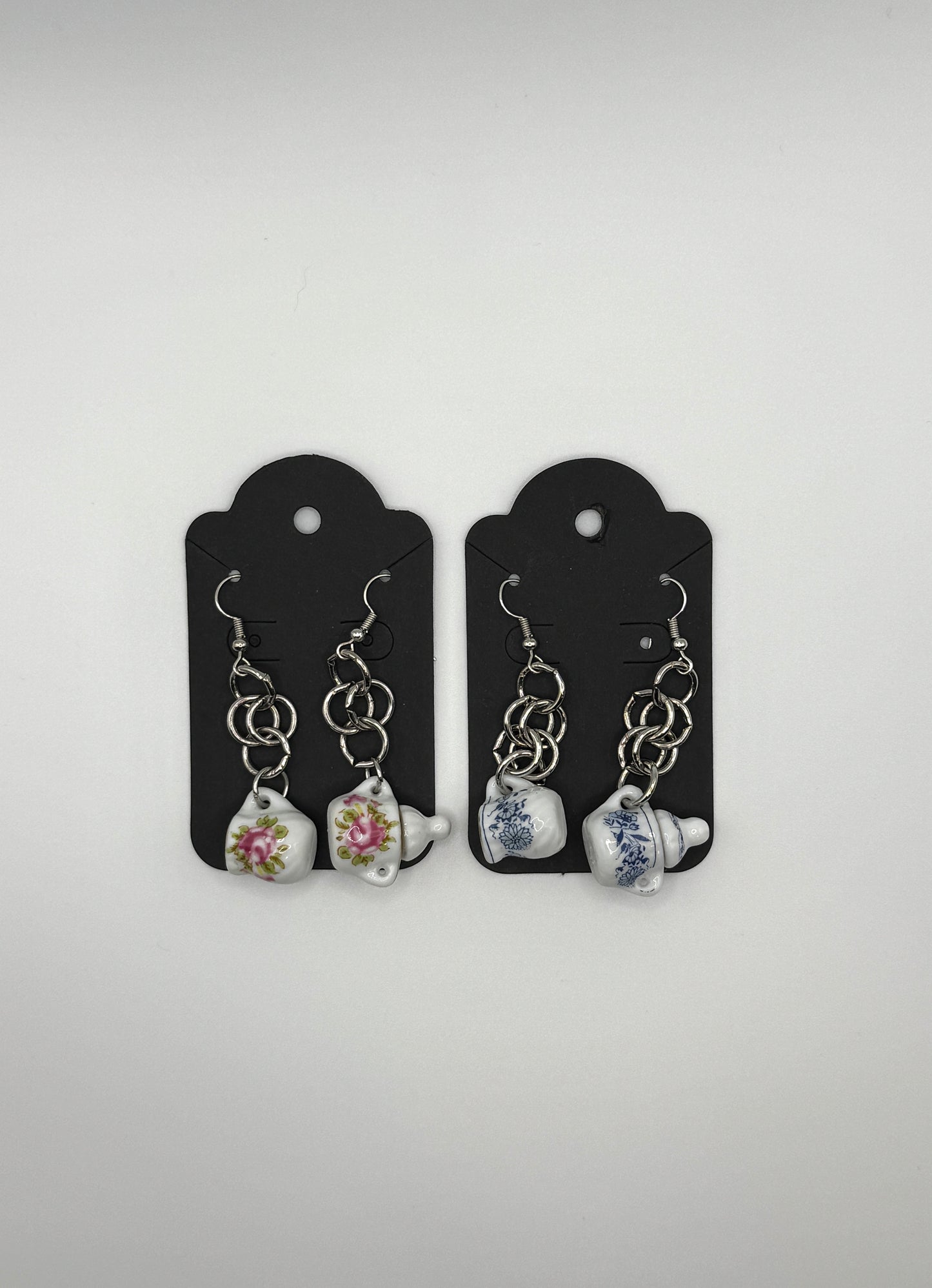 China Tea Set earrings