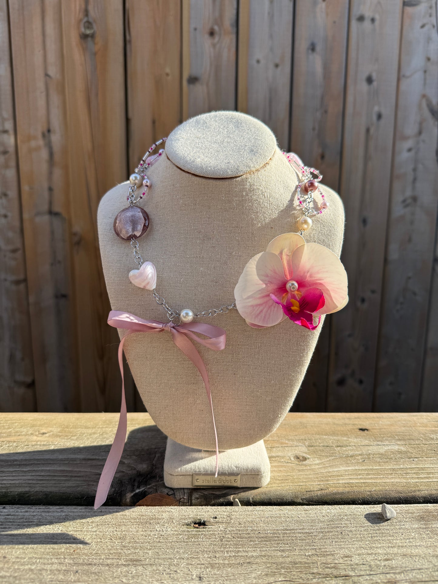 A Blooming Heart Necklace