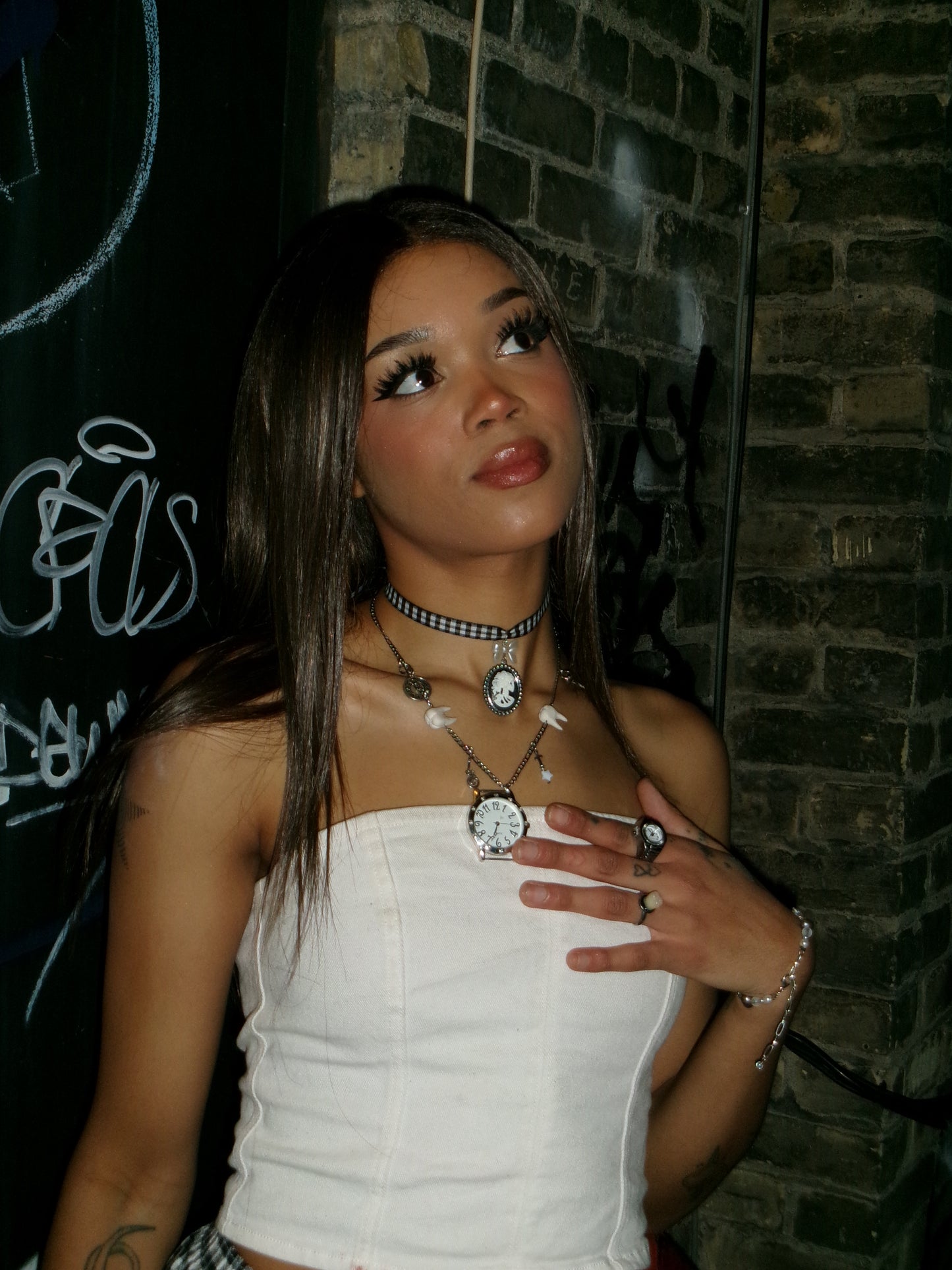 Skeleton Cameo Choker