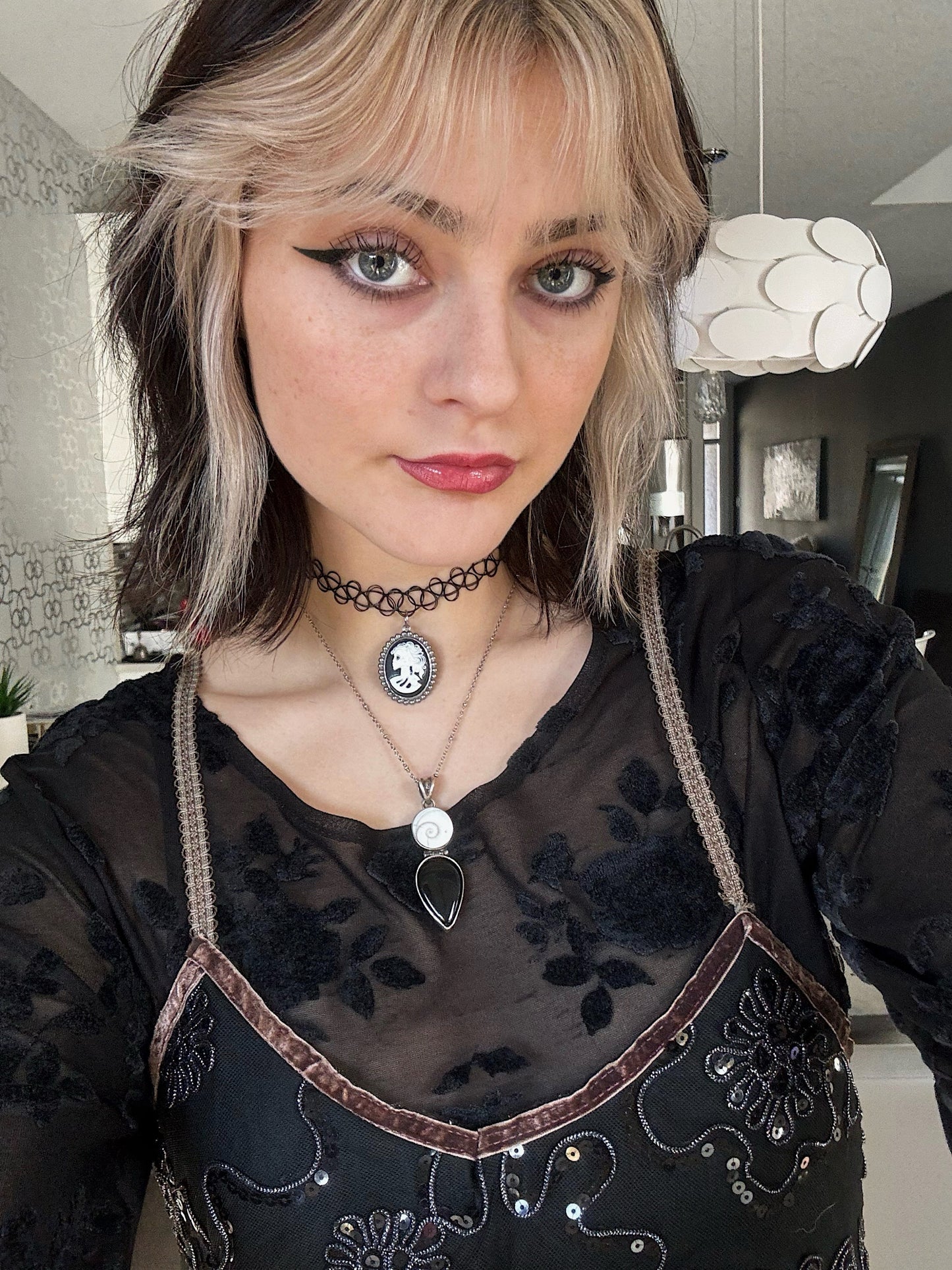 Skeleton Cameo Choker