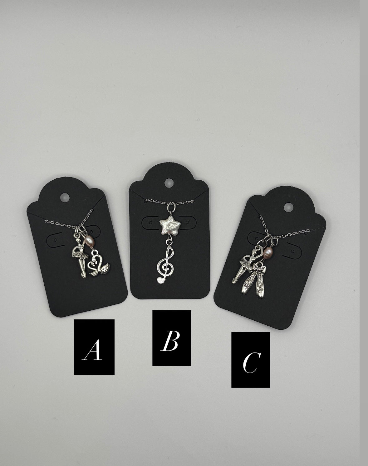 Ballet Charm Necklaces