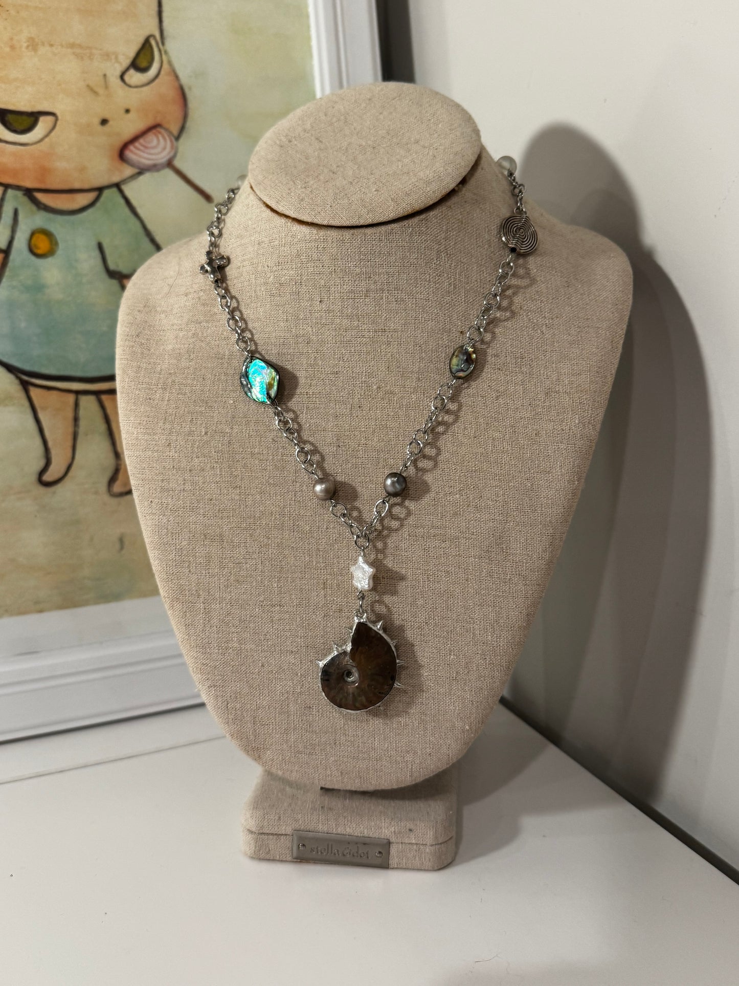 Ammonite Shell Necklace
