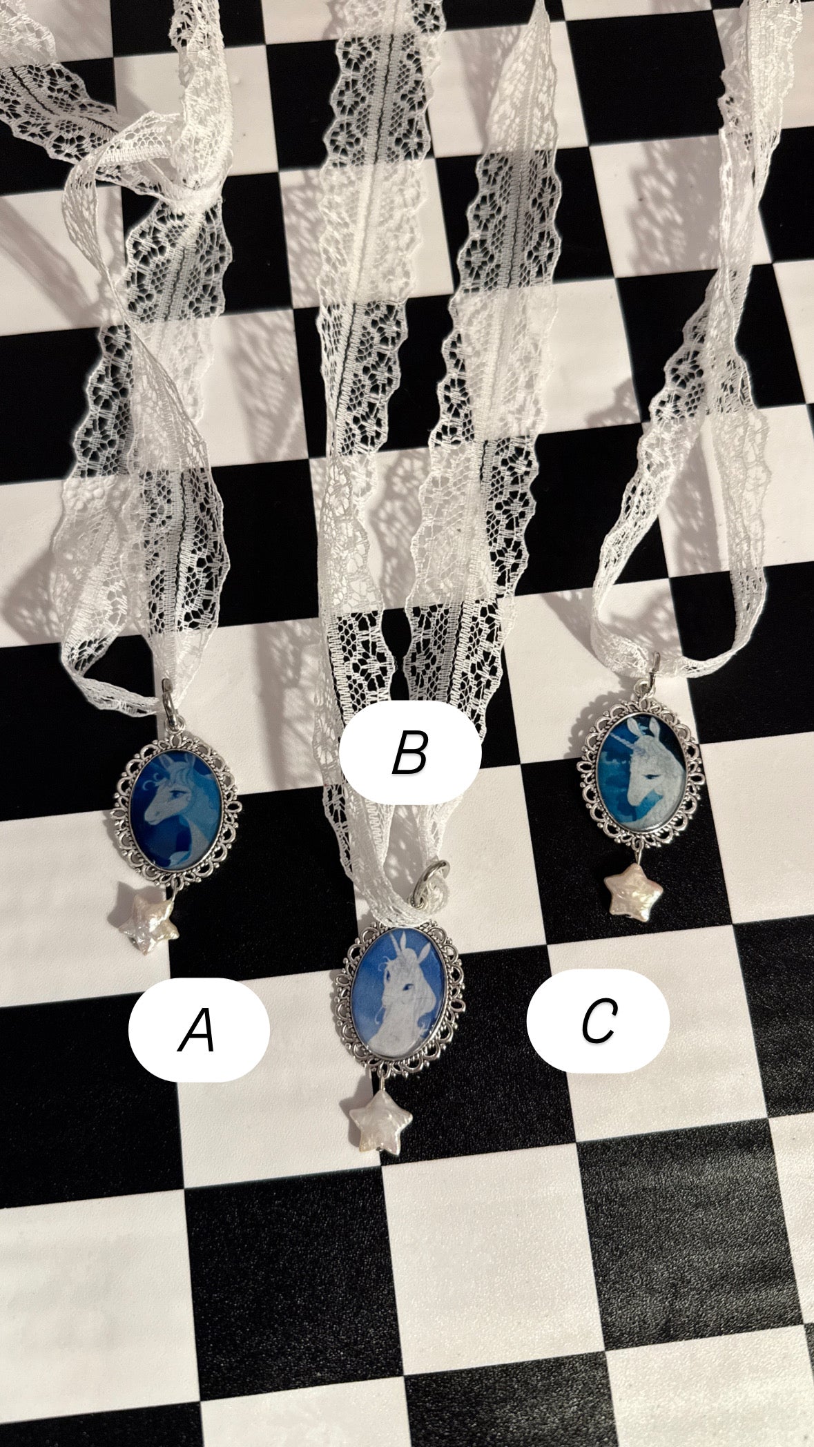 Amalthea Unicorn Lace Choker