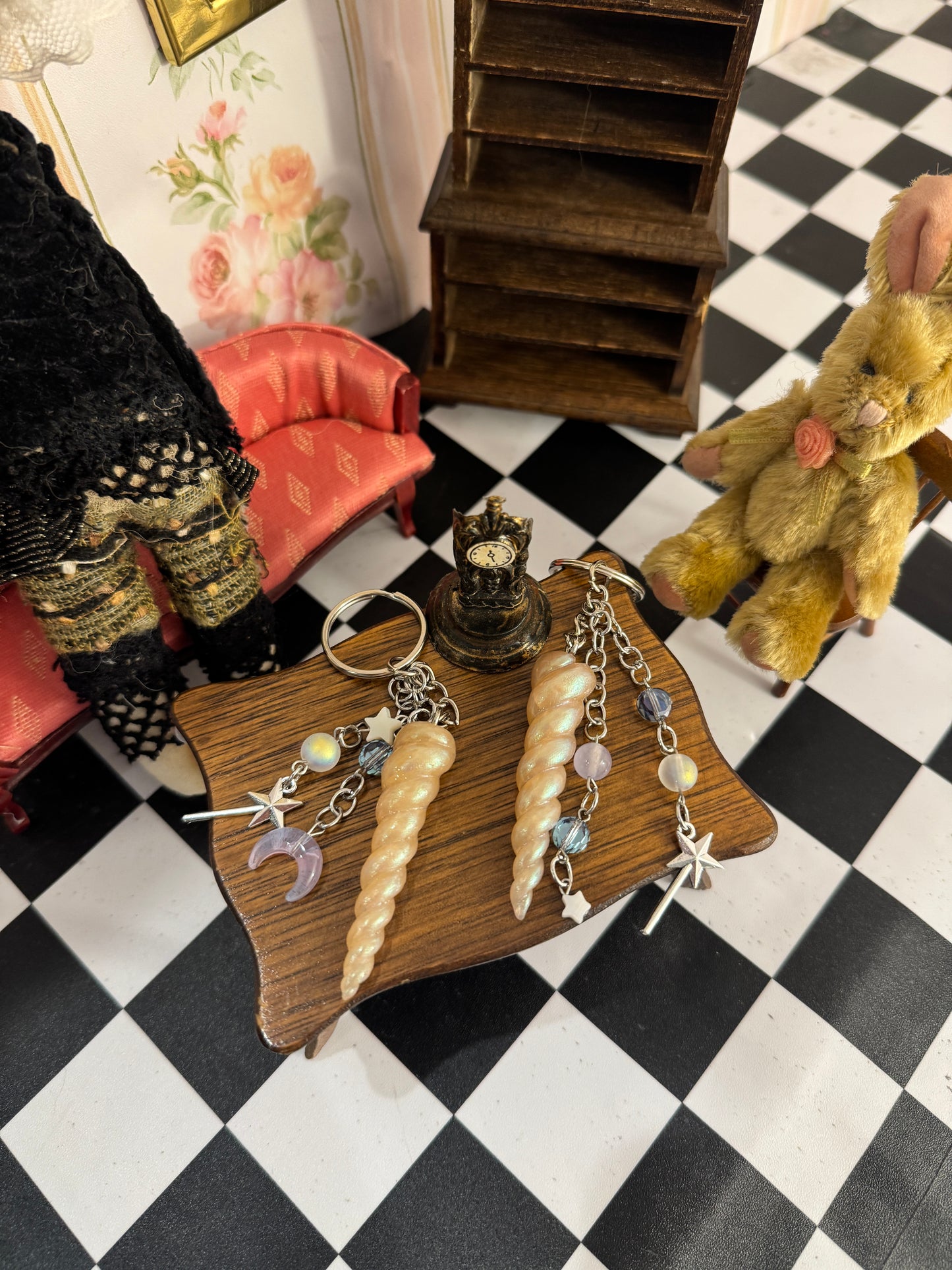 Unicorn Horn Keychain