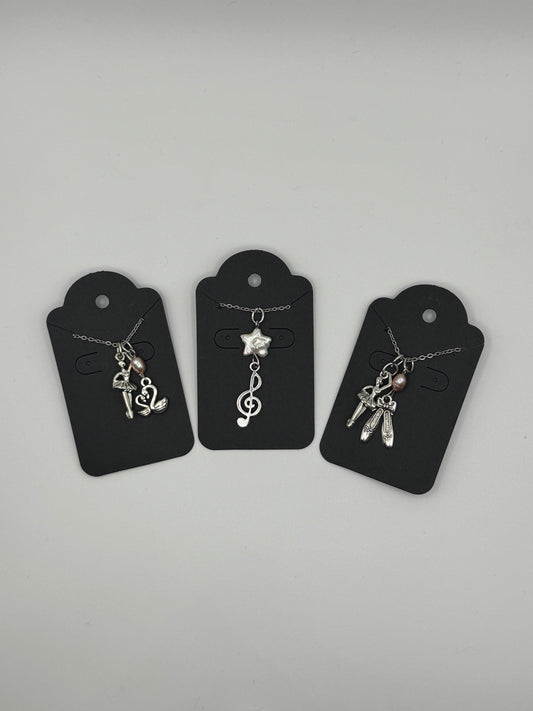 Ballet Charm Necklaces