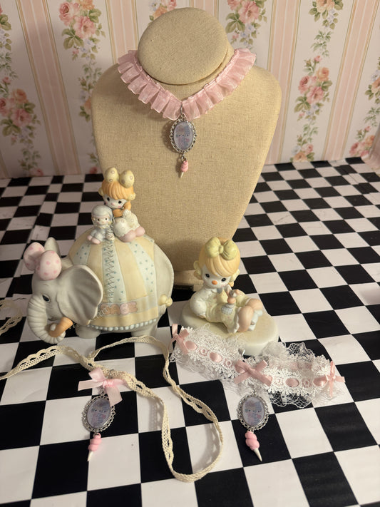 Precious Moments Clown Choker