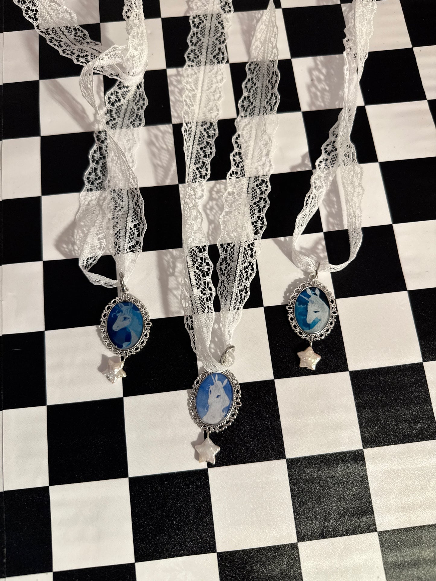 Amalthea Unicorn Lace Choker