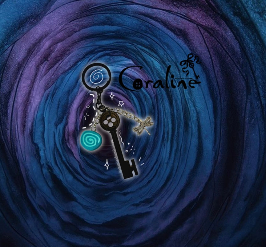 Coraline keychain