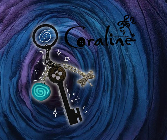 Coraline keychain