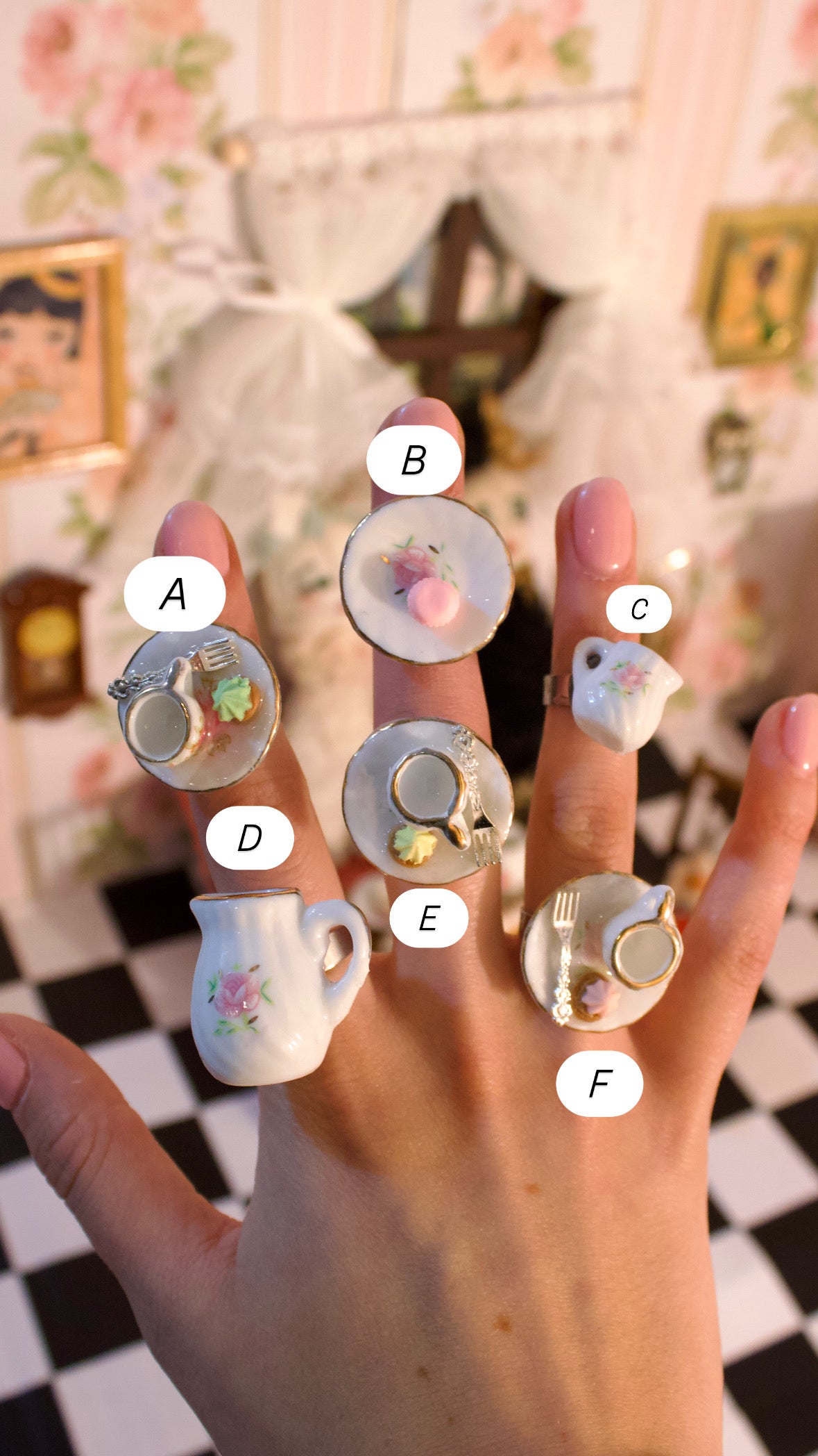 A Doll Tea Party rings
