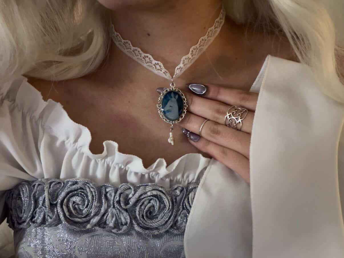 Amalthea Unicorn Lace Choker
