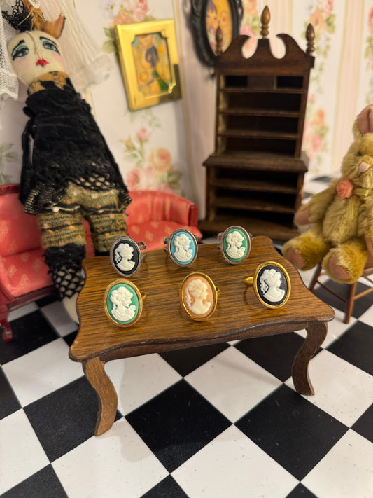 Cameo rings