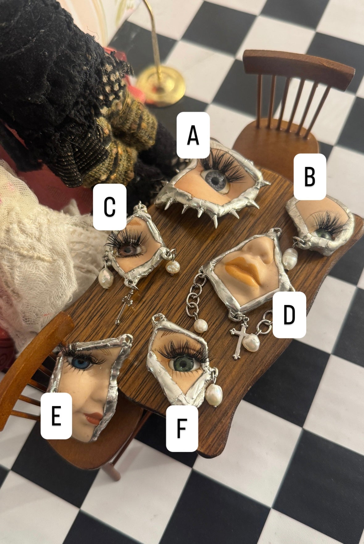 A Doll Part Pendants