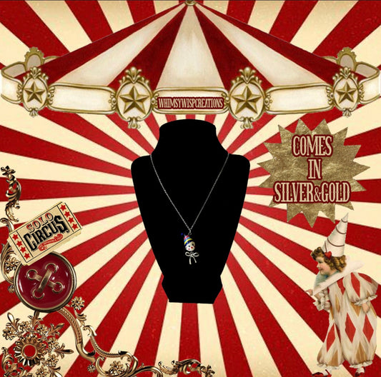 Circus Clown Necklace